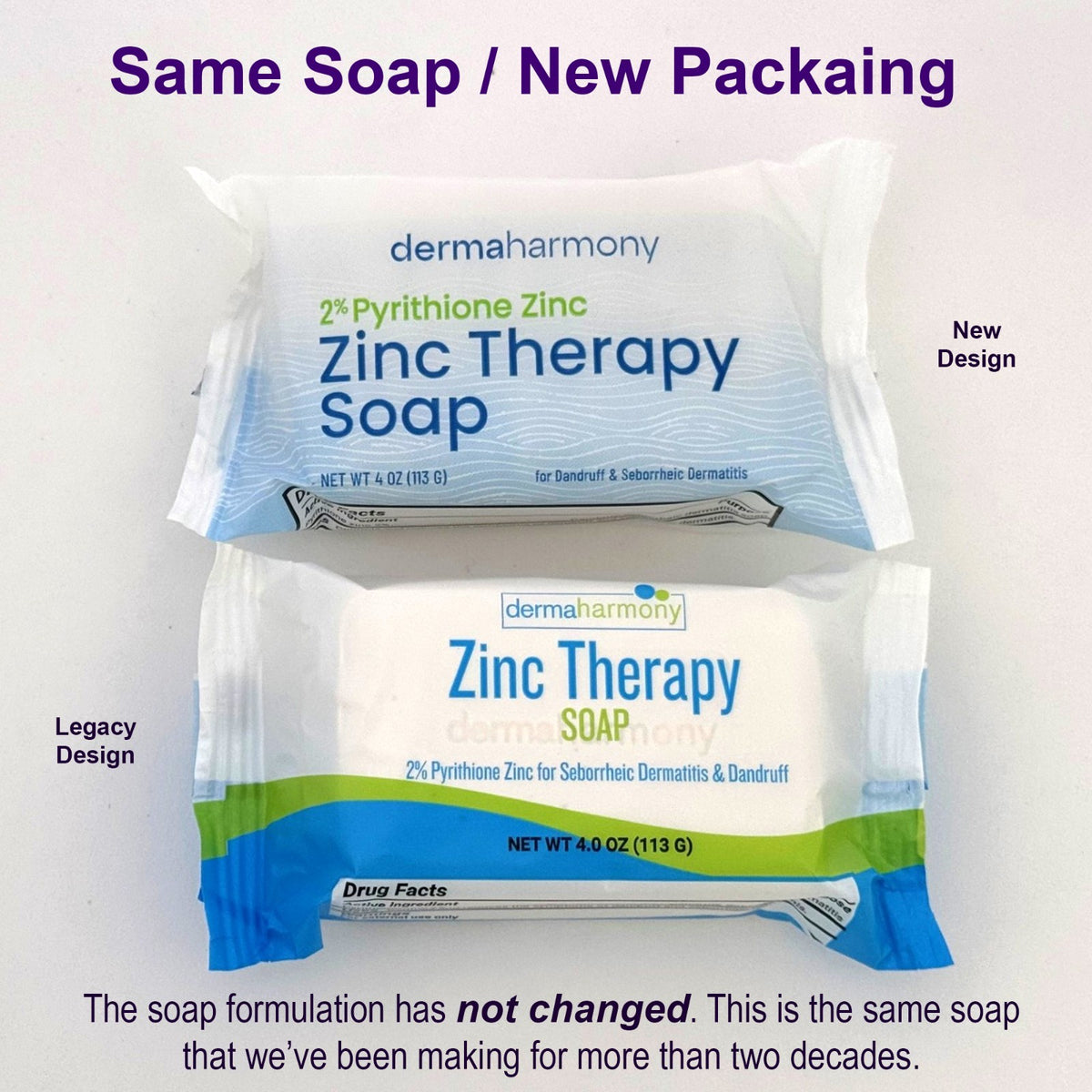 2% Pyrithione Zinc Bar Soap – 10 Pack, 4 oz