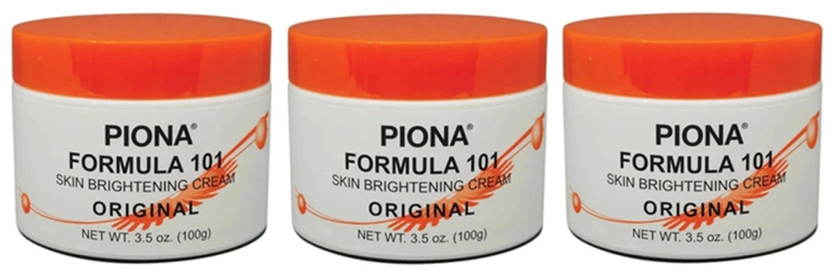 Piona Skin Brightening Cream 3.5oz - Pack of 3, New Formulation