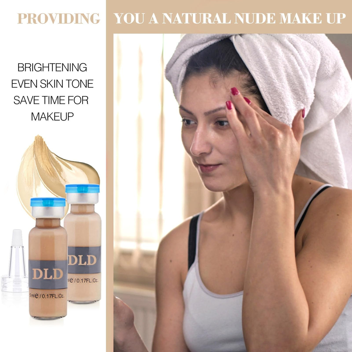 Facial Glow Serum Starter Kit with 5 Shades for Brightening & Hydrating Skin