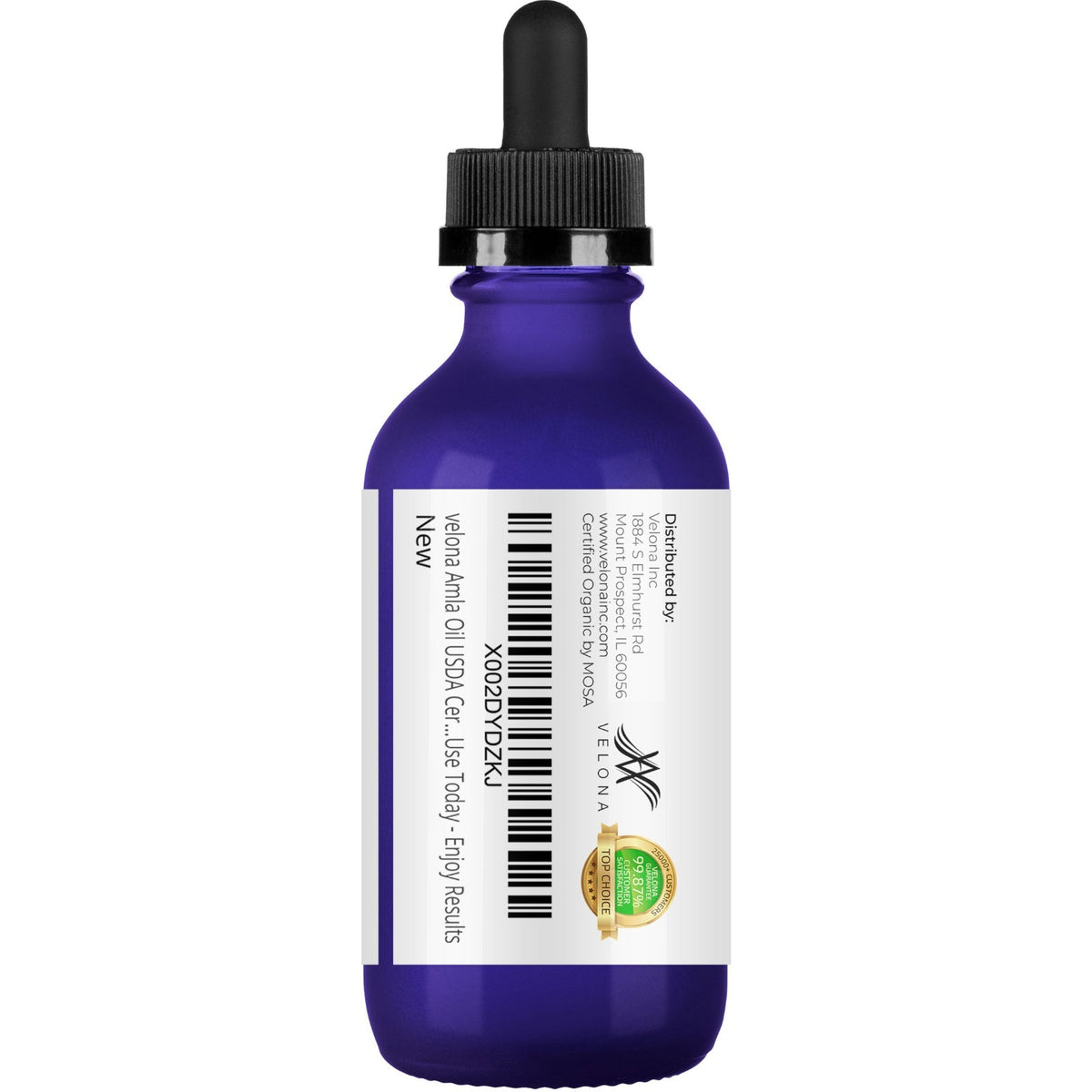 Organic Amla Oil - USDA Certified Cold Pressed Hair & Skin Oil