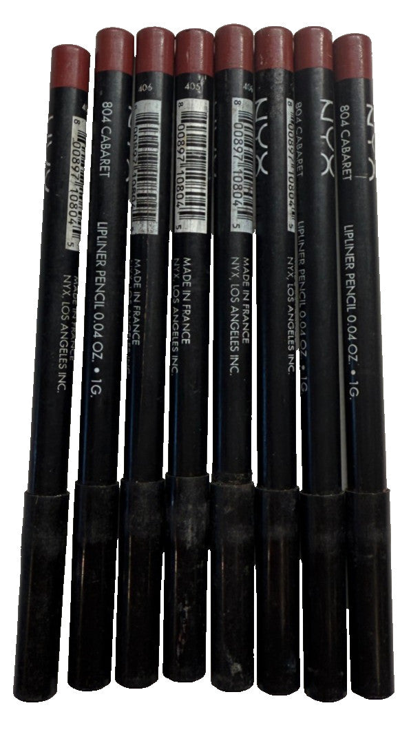 Lip Liner Pencil Pack of 8 - Long-Lasting & Precise Lip Makeup