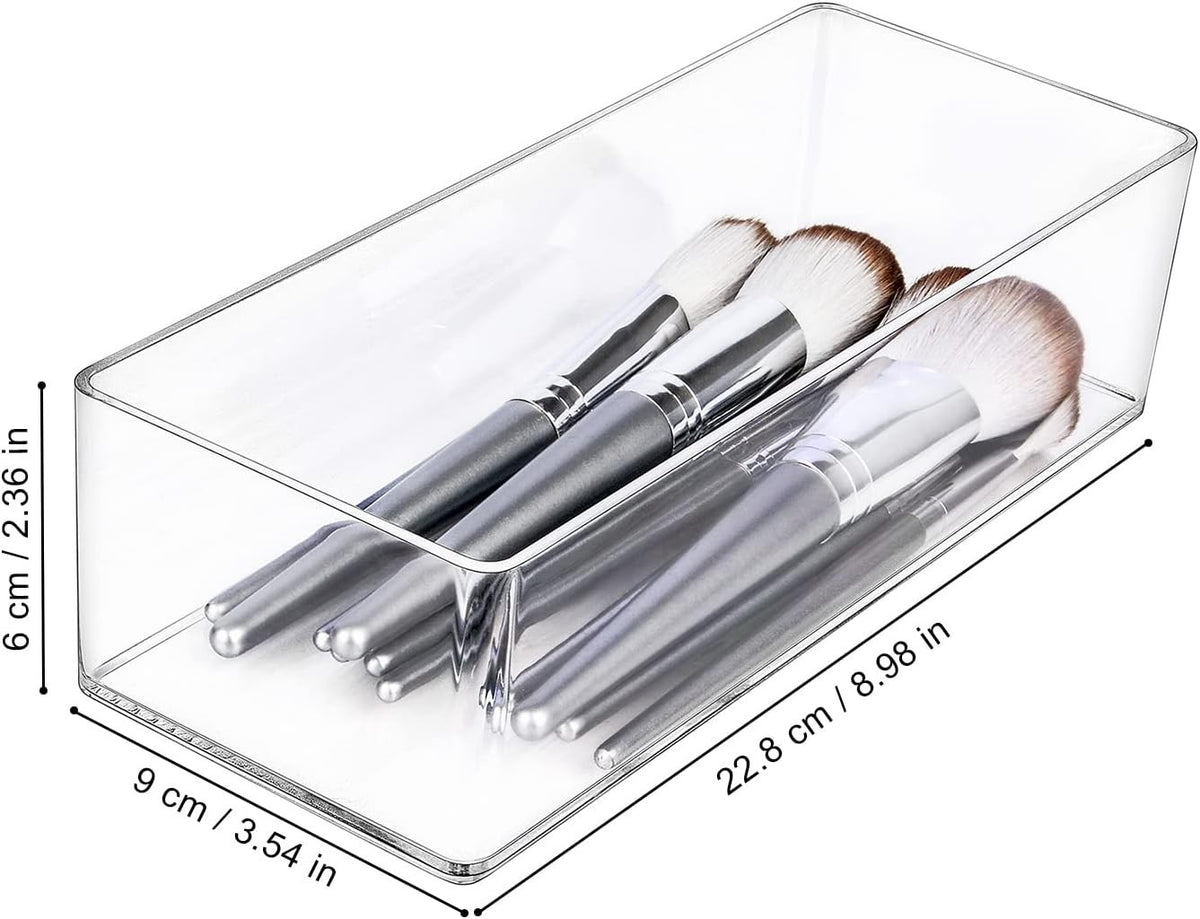 Acrylic Bathroom Organizer Drawer Cosmetic Storage Case - Vanity