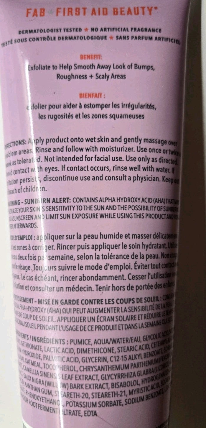 First Aid Beauty KP Bump Eraser 8oz Body Scrub