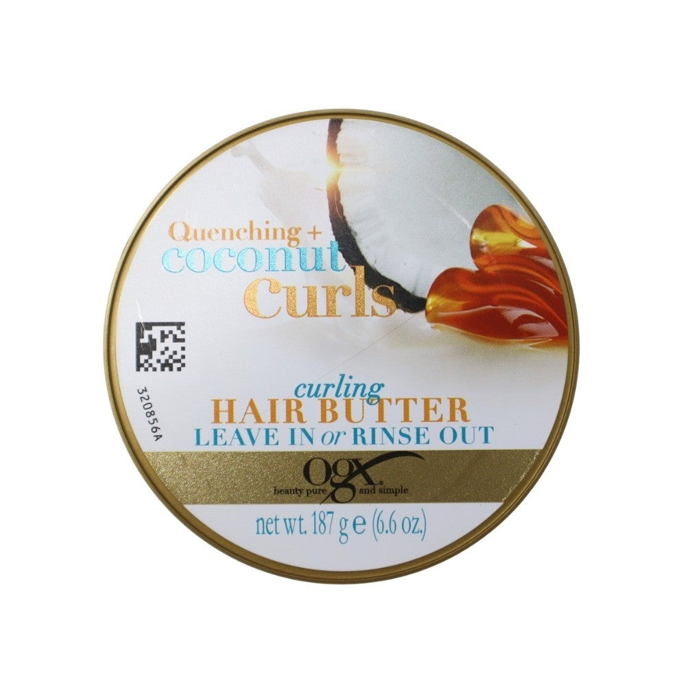 3-Pack Coconut Curling Hair Butter - Quenching+ Moisturizing 6.6 Oz
