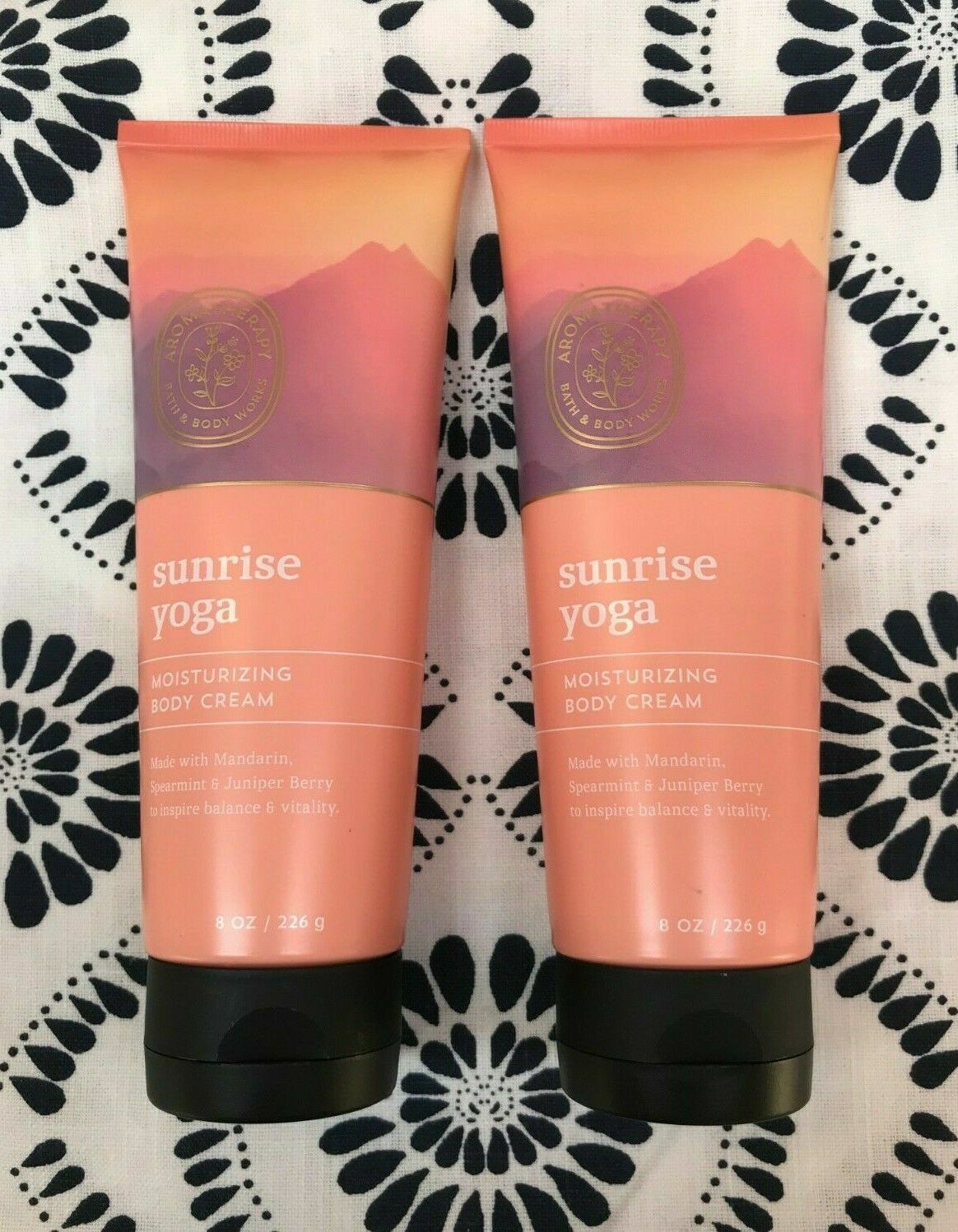Aromatherapy Sunrise Yoga Body Cream 8 oz - 2 Pack