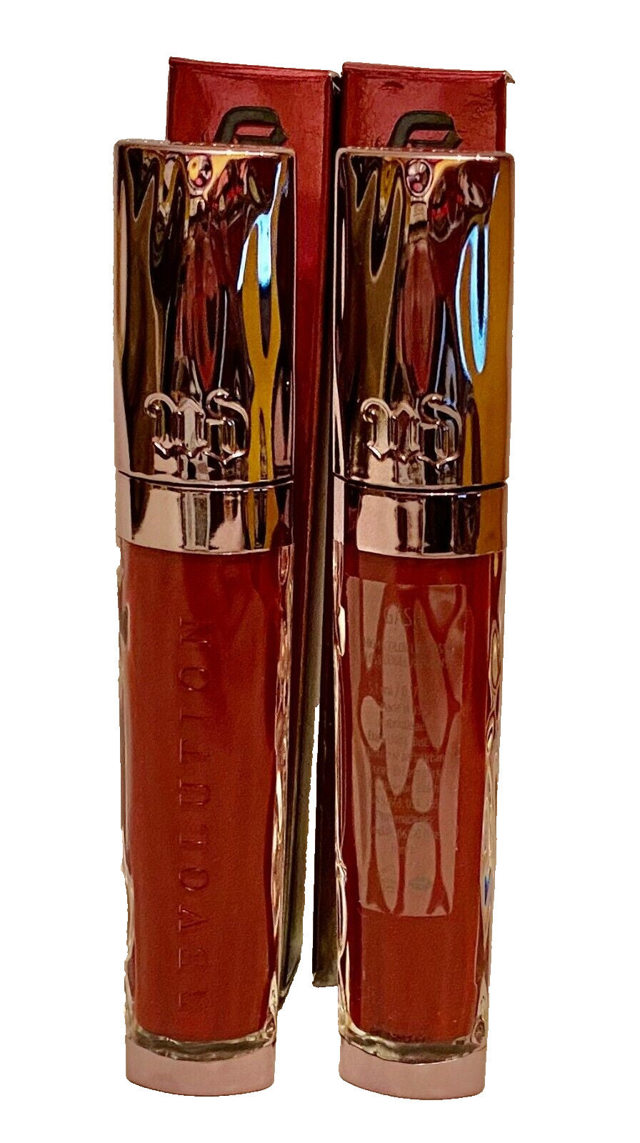 Urban Decay Revolution High-Color Lipgloss Set of 2 - Full Size GASH