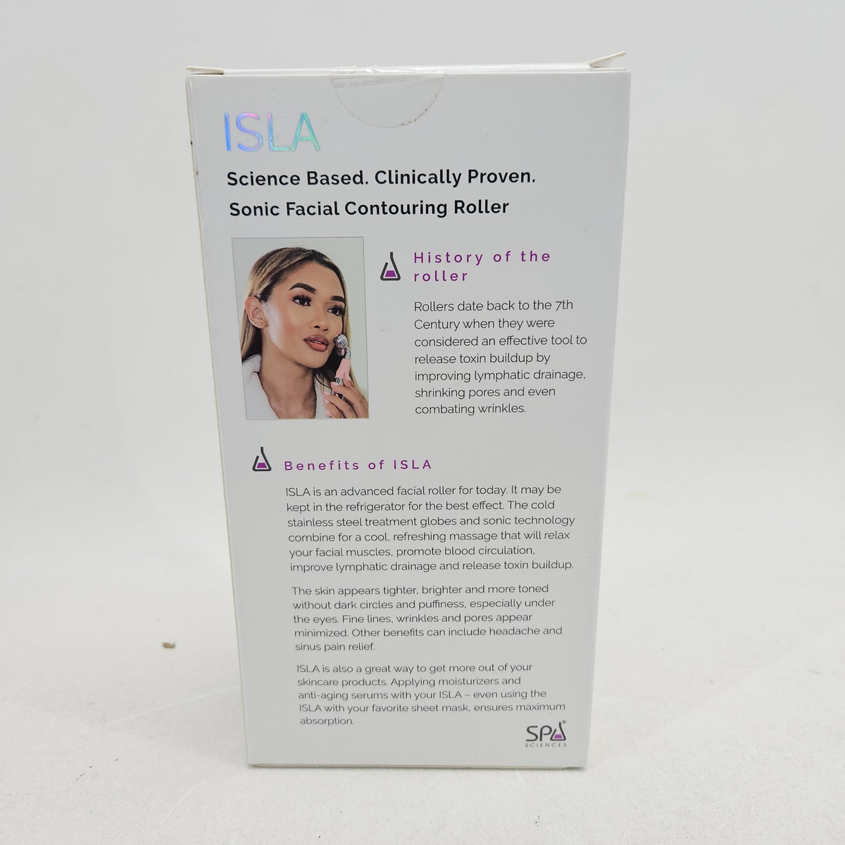 Face & Body Contouring Ice & Heat Roller - Sonic Technology, Rechargeable