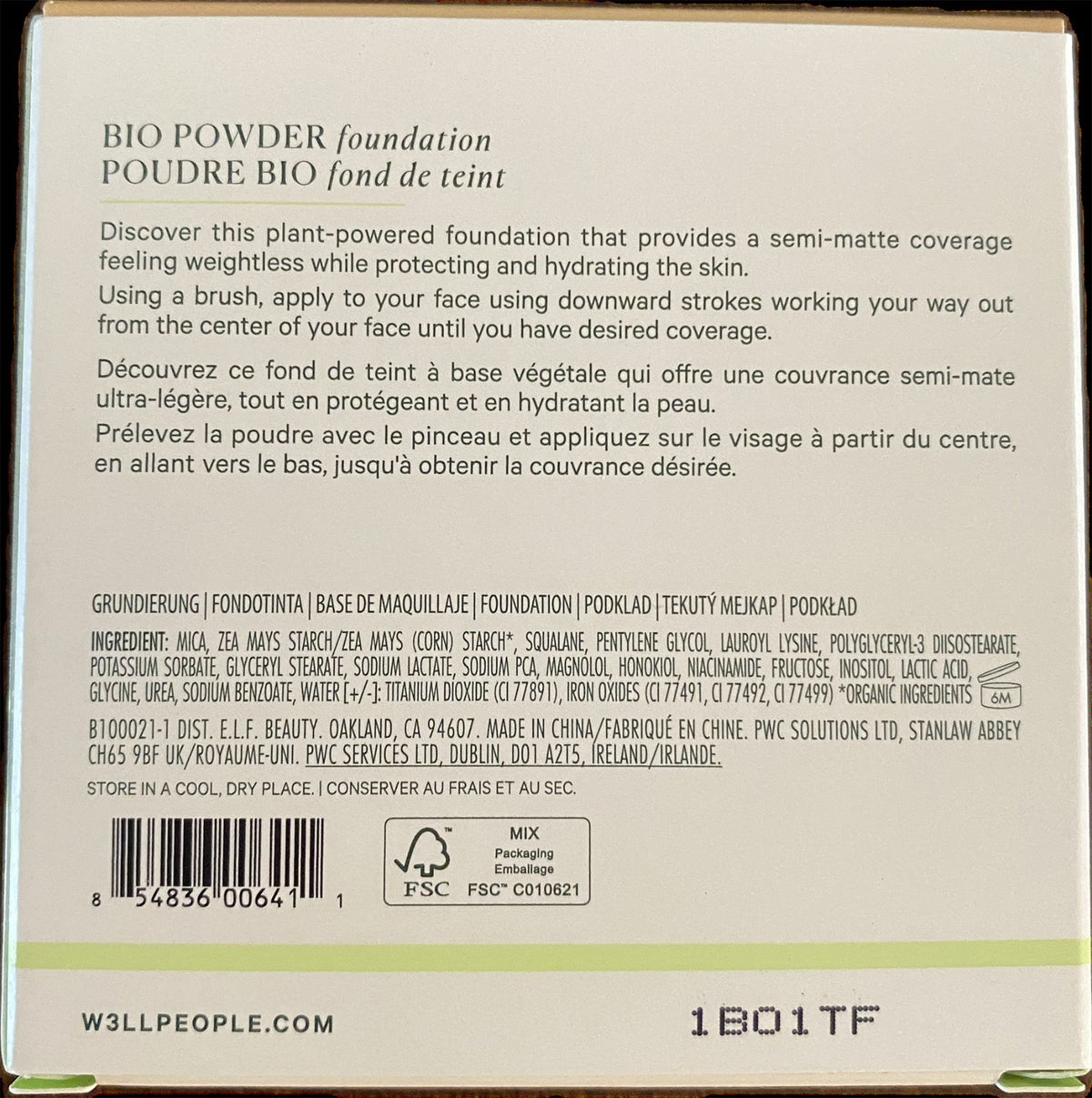 Weightless Powder Foundation with Golden Undertone - Light to Medium Coverage