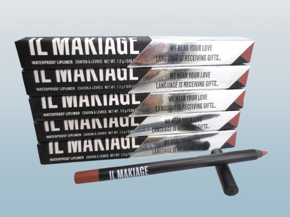Waterproof Lip Liner 501 Antique Set of 5 - Long-Lasting Makeup
