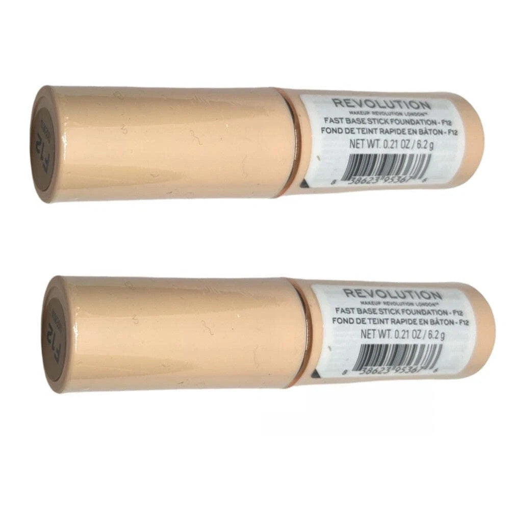 Creamy Full Coverage Stick Foundation F3 - 3 Pack for Flawless Skin