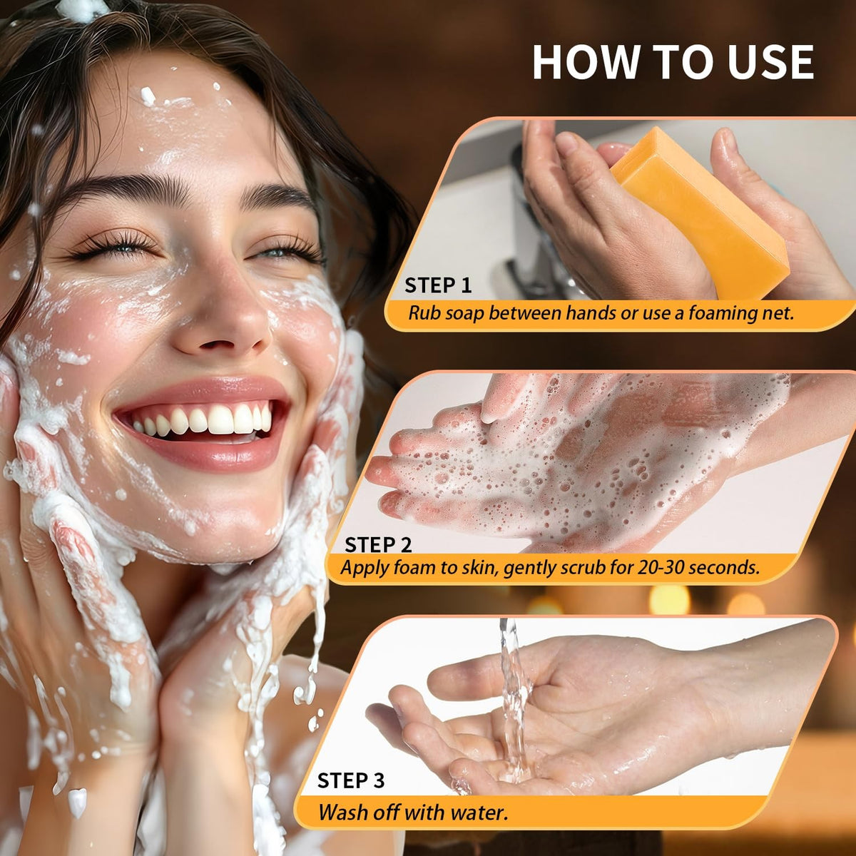 ceedoo Kojic Acid Soap for Dark Spot Remover Bars with 3.5 Ounce