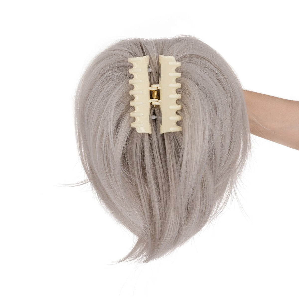Natural Messy Bun Hairpiece Ponytail Extension with Claw Clip - All Colors