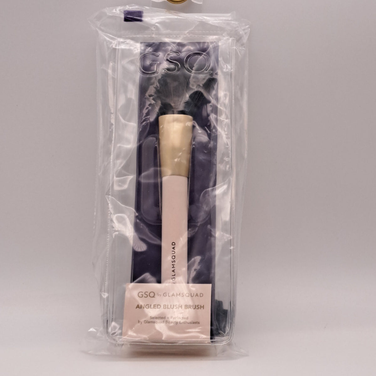 Angled Makeup Brush - Synthetic Fiber Blush Brush for Contouring