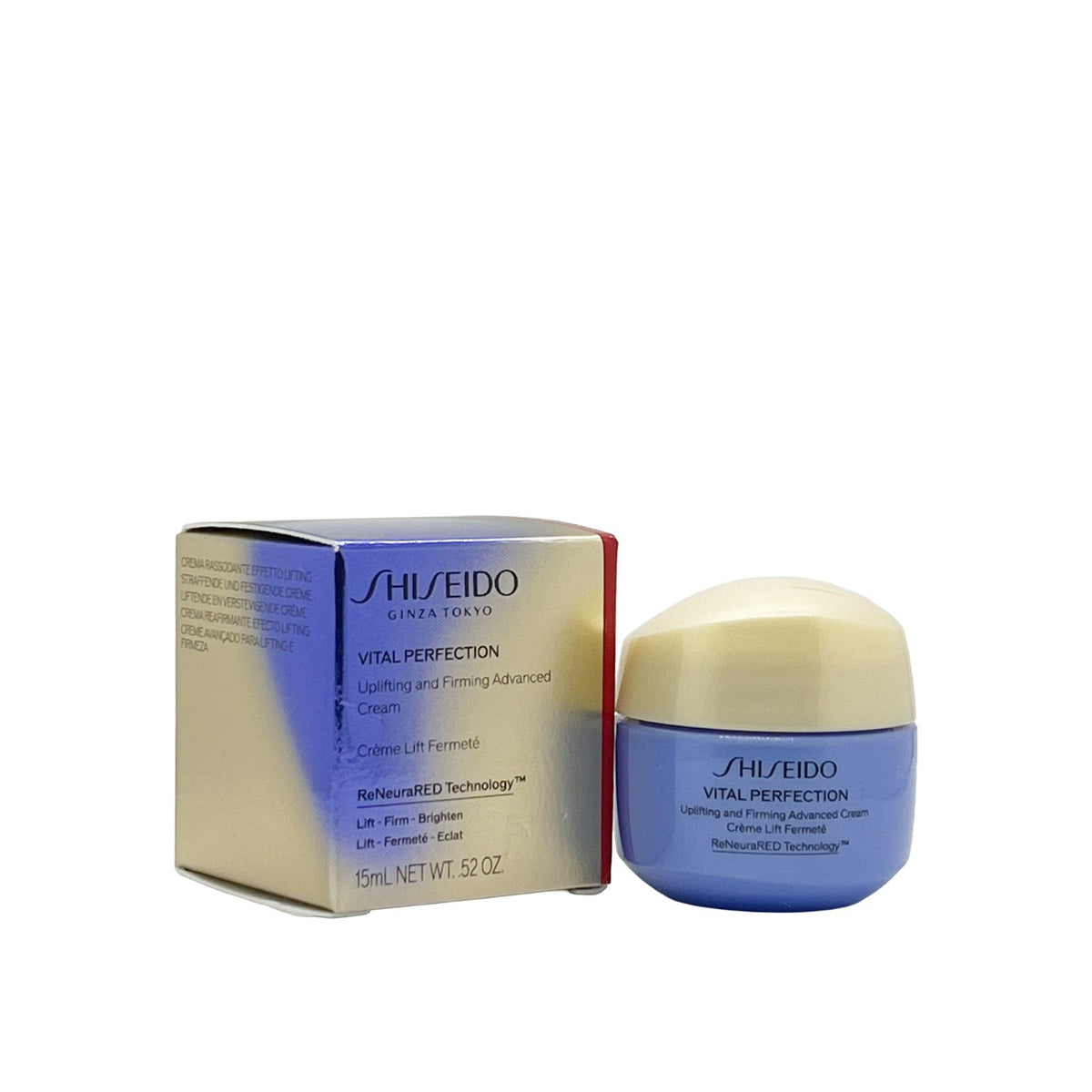 Shiseido Vital Perfection Uplifting & Firming Face Cream 0.52 oz Travel Size
