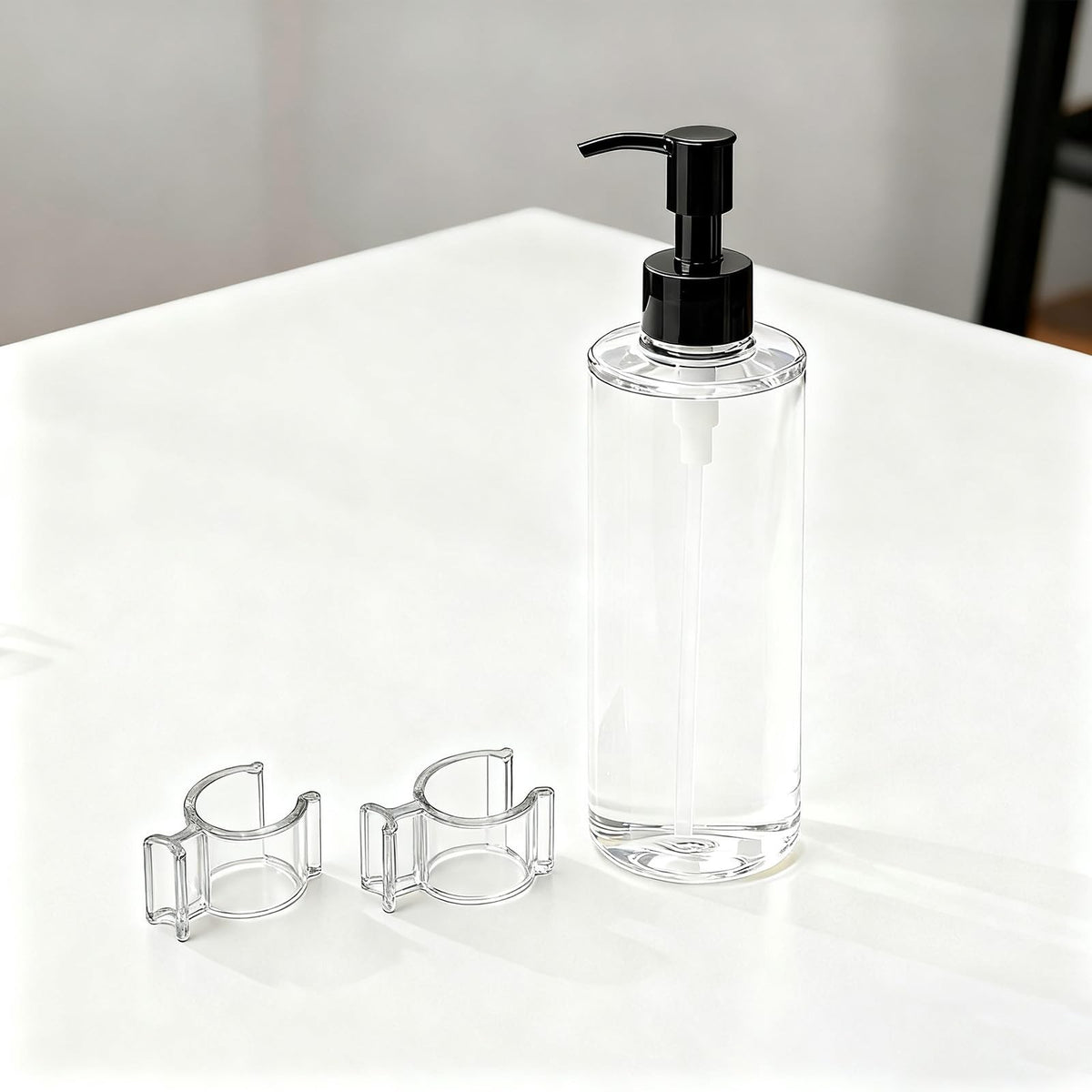 Leakproof Cosmetic Dispenser Pump Lock Clips 30 Pack Travel & Camping