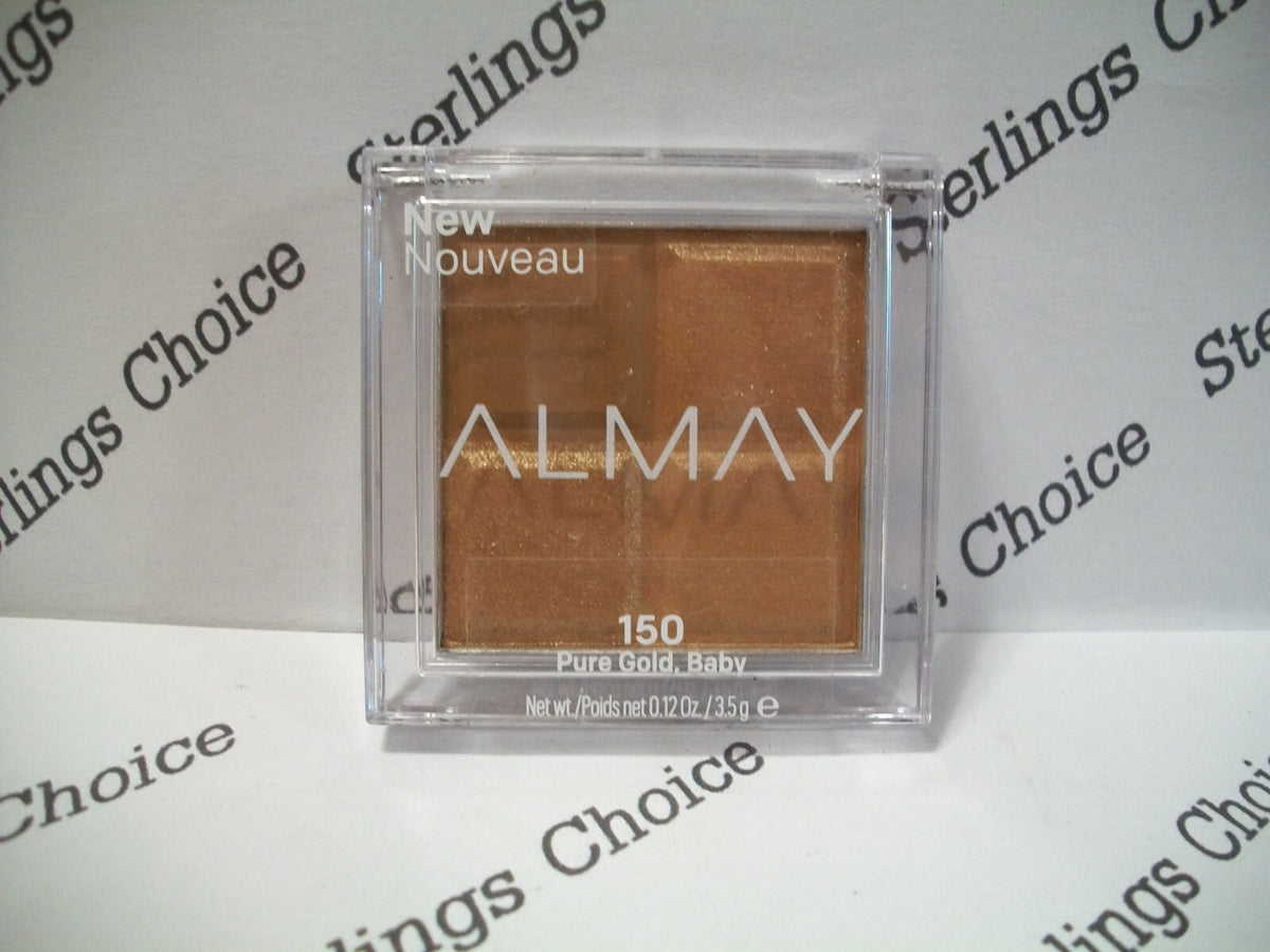 Almay Eyeshadow Quad #150 Pure Gold Baby - Four-Shade Eyeshadow Palette