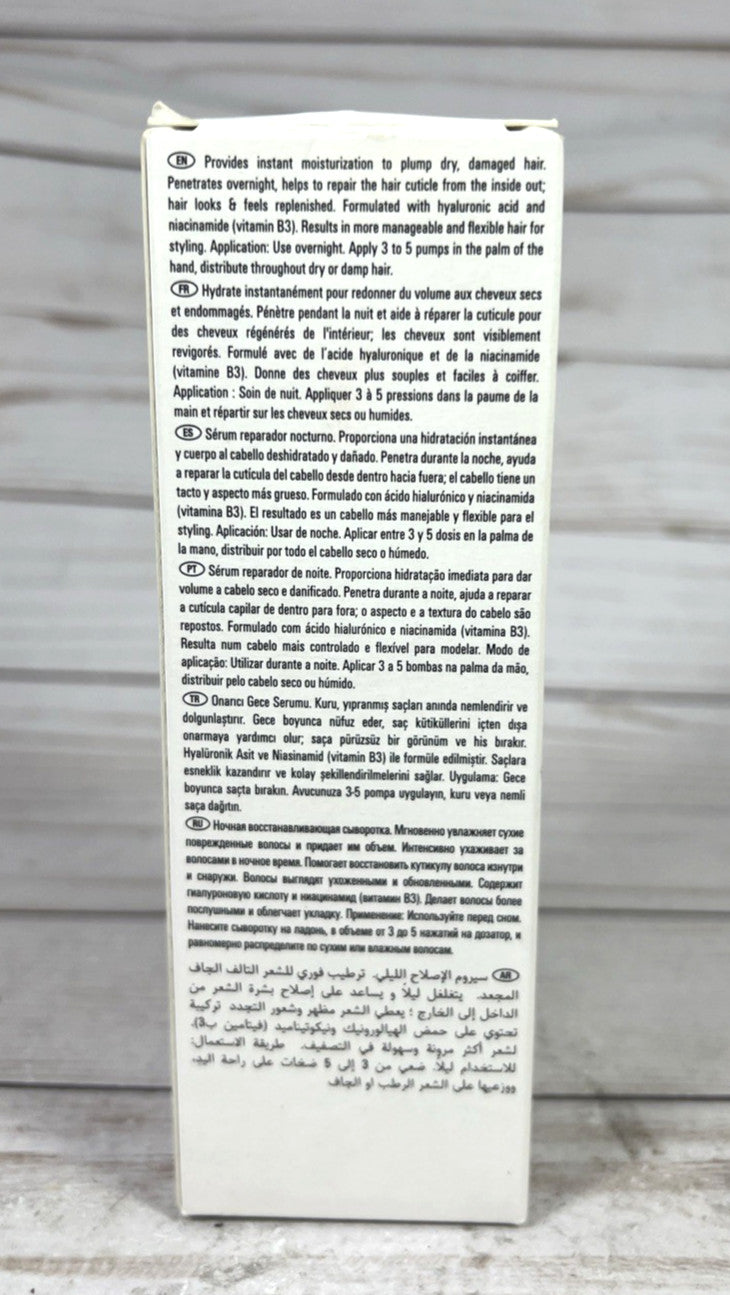 Sebastian Penetraitt Overnight Hair Repair Serum with Hyaluronic Acid 3.2oz
