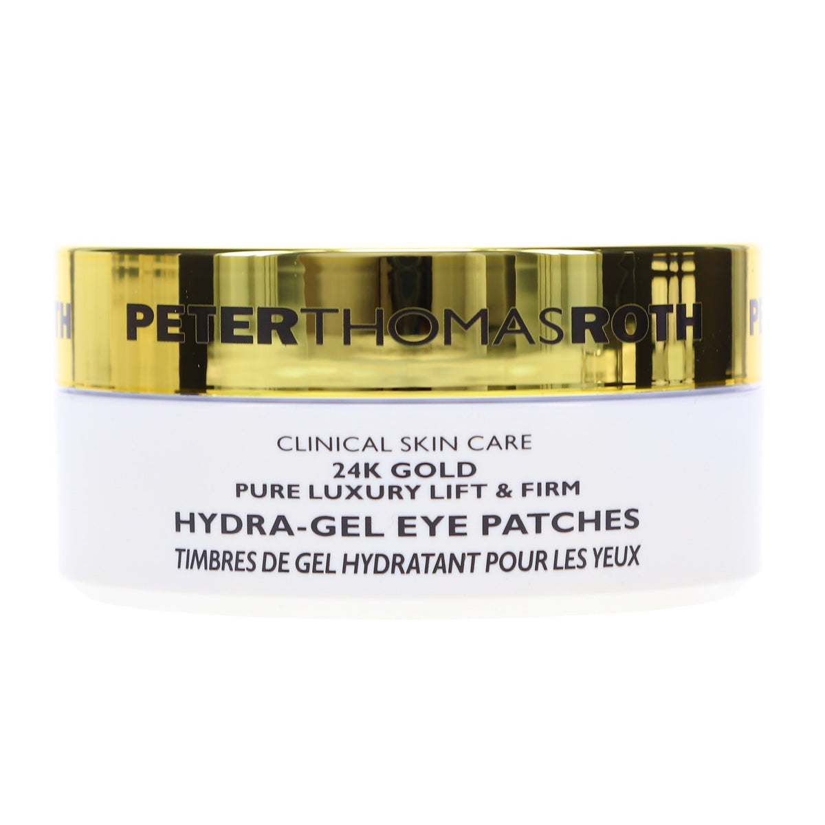 Anti-Aging Eye Patches with Gold & Caffeine - Hydrating, Firming, 60 pcs
