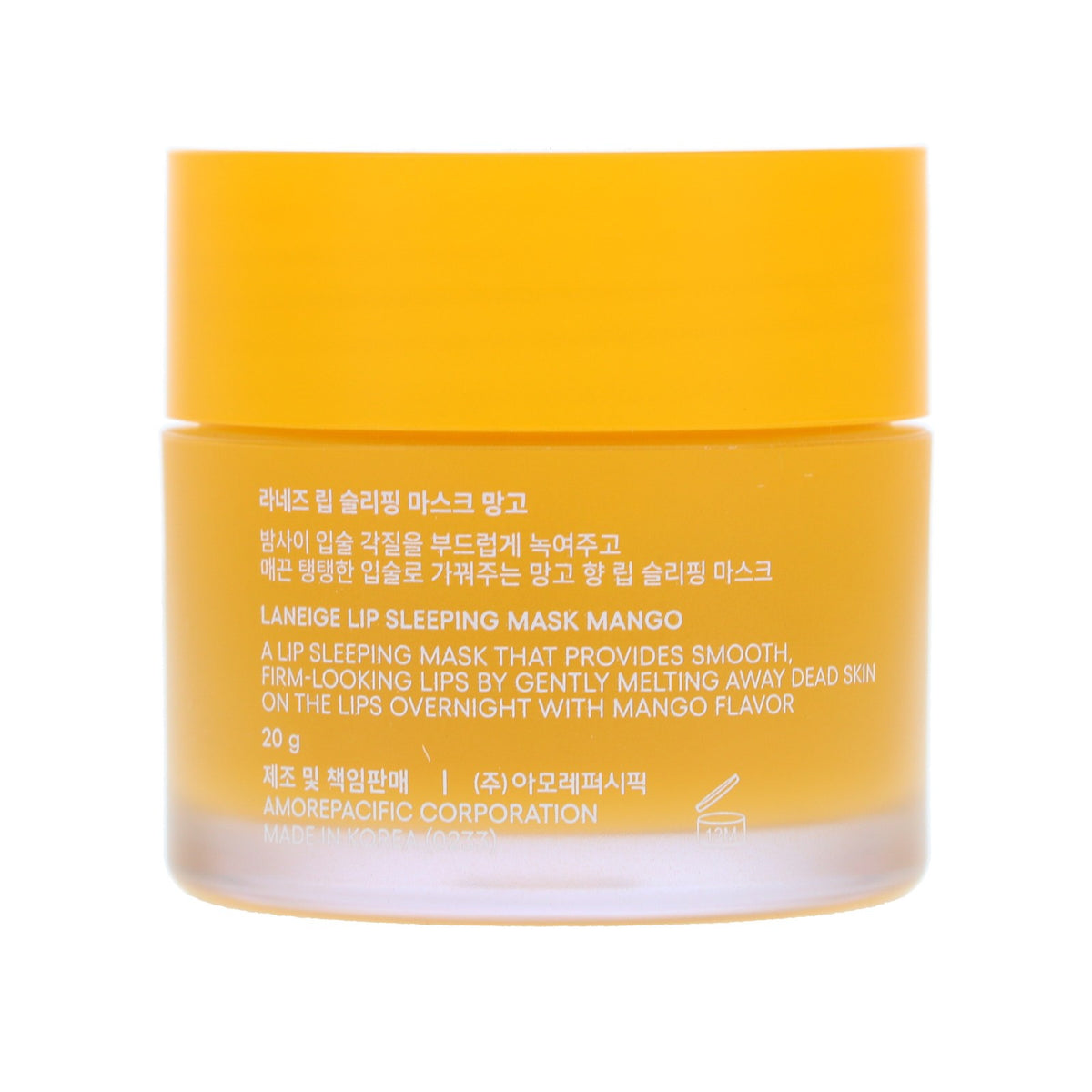 Lip Sleeping Mask Mango 0.7 oz Hydrating Lip Treatment for Smooth & Soft Lips