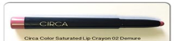 Color Saturated Lip Crayon - Long Lasting Pink Lipstick 02 Demure