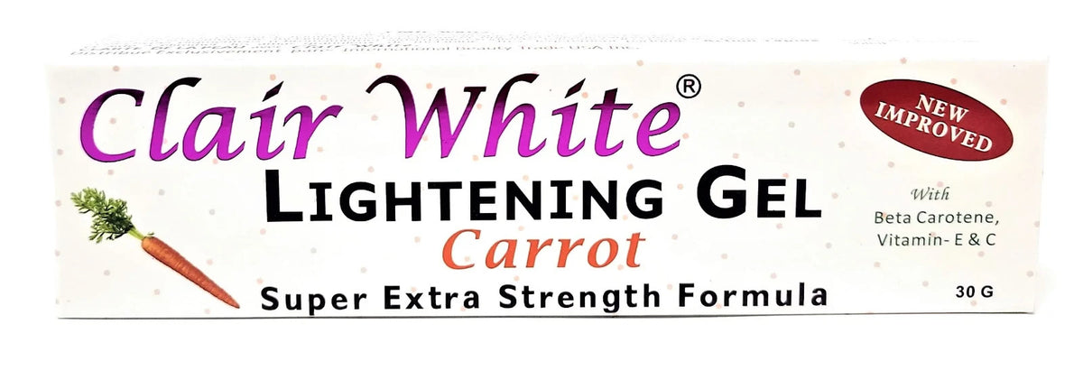 Brightening Carrot Gel for Skin - Reduces Dark Spots & Freckles 1 oz