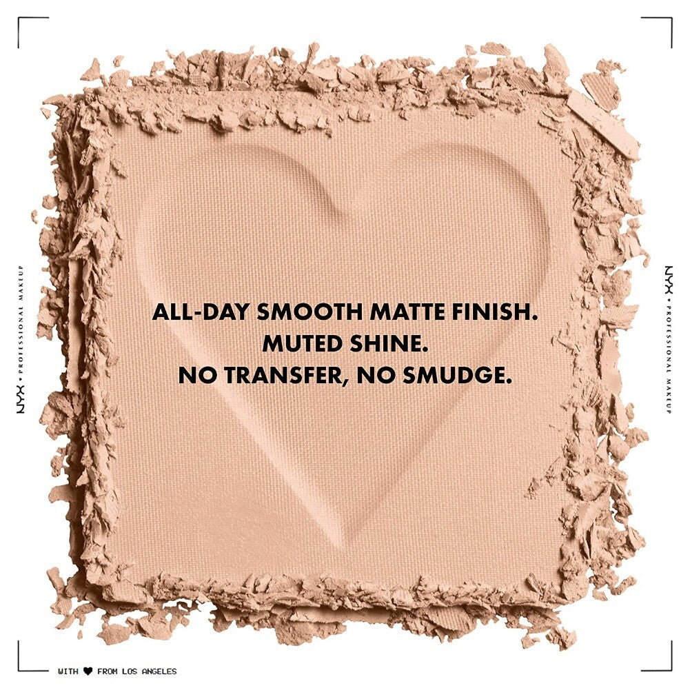 Matte Pressed Face Powder for Oil Control & Shine Minimize - All Shades