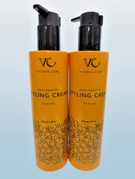 Anti-Gravity Curl Styling Cream for All Curl Types - 10 oz Pack of 2