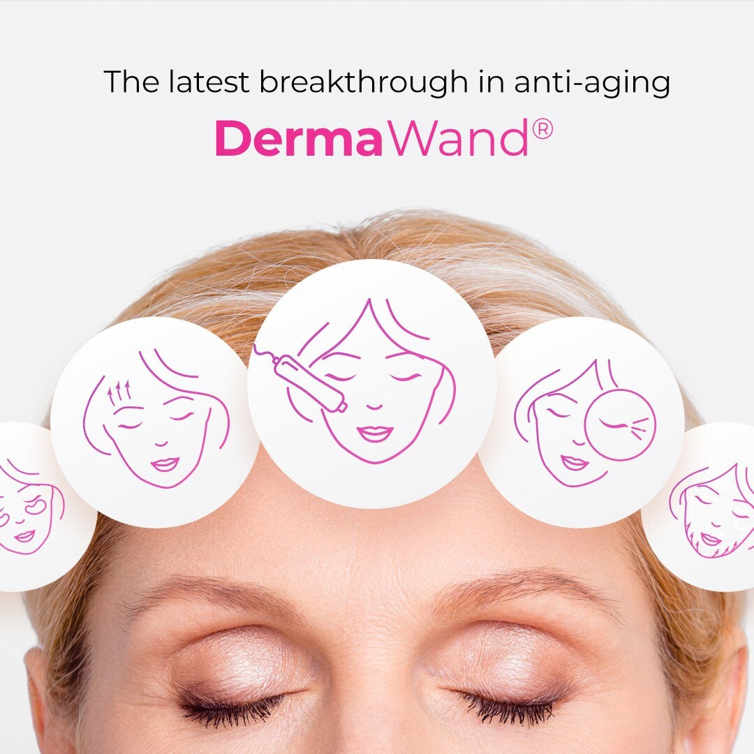 Derma Wand PRO High Frequency Facial Stimulator with Argon - Skin Therapy Wand Mint
