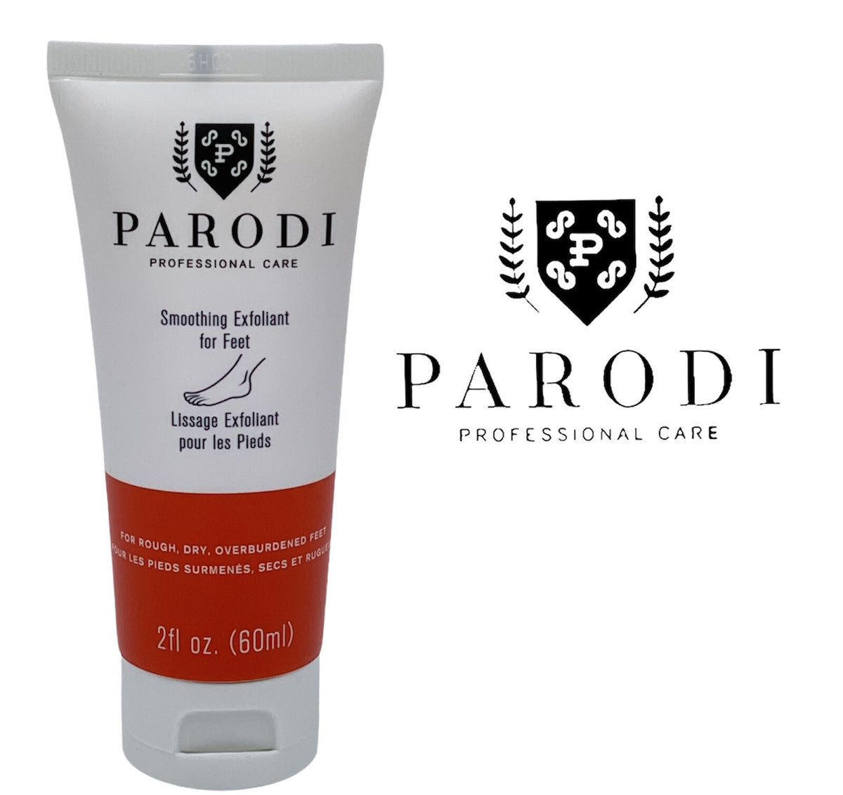 Parodi Swiss Smoothing Foot Exfoliant 2 oz Rough Dry Calloused Feet