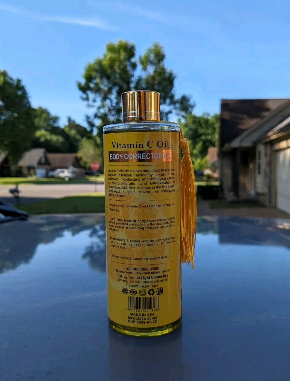 Moroccan Argan Oil Serum SPF 45 - Vitamin C Whitening & Glow