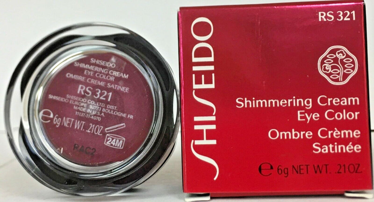 Shiseido Shimmering Cream Eye Color Brown Purple RS321 - New