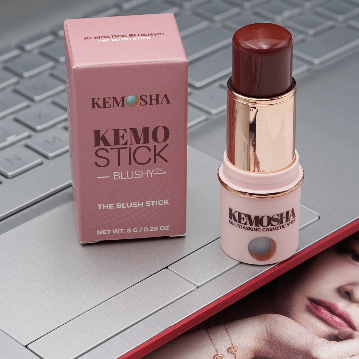 Cream Blush Stick for Face & Cheeks - Natural, Easy Application