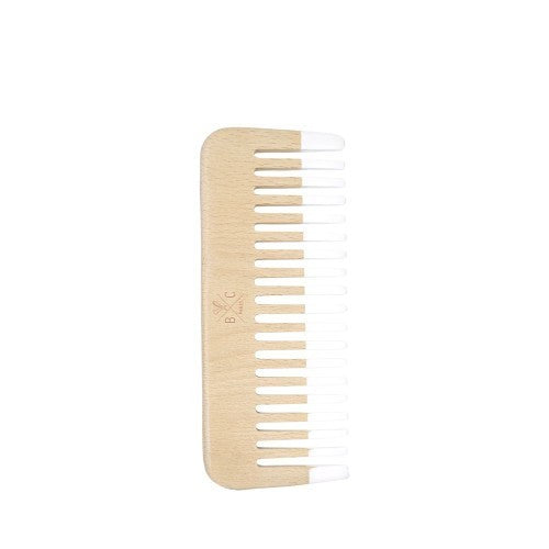 Wooden Detangling Comb for Curly & Wavy Hair - Reduces Frizz & Distributes Care