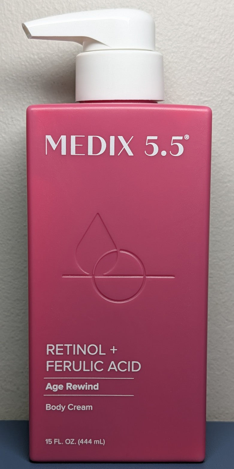 Retinol + Ferulic Acid Age Rewind Body Cream 15 oz