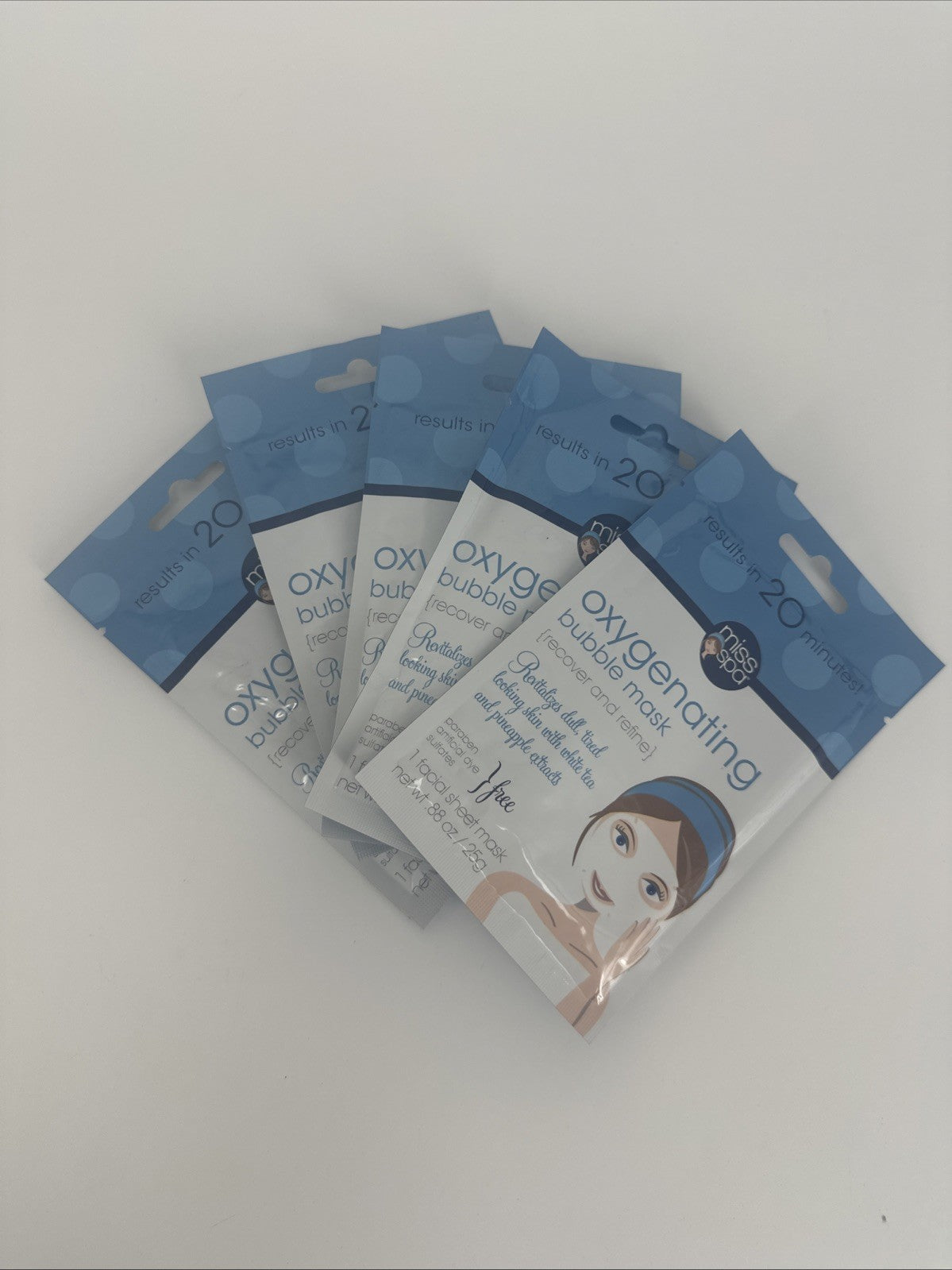 Oxygenating Bubble Mask Sheet, 5 Pack