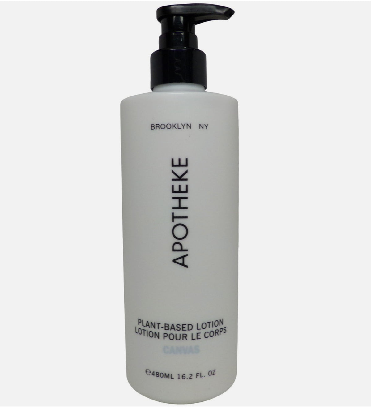 Apotheke Canvas Body Lotion 16.2oz Pump Bottle