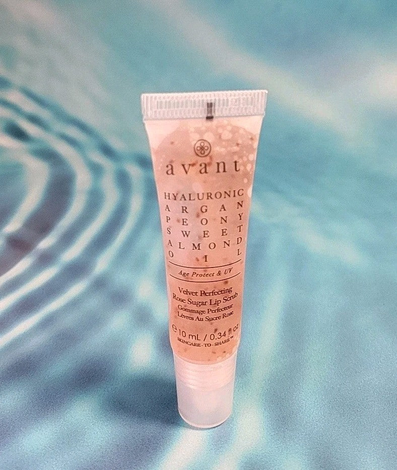 Hyaluronic Peony Lip Scrub with Argan & Sweet Almond 0.34oz - Replenishing