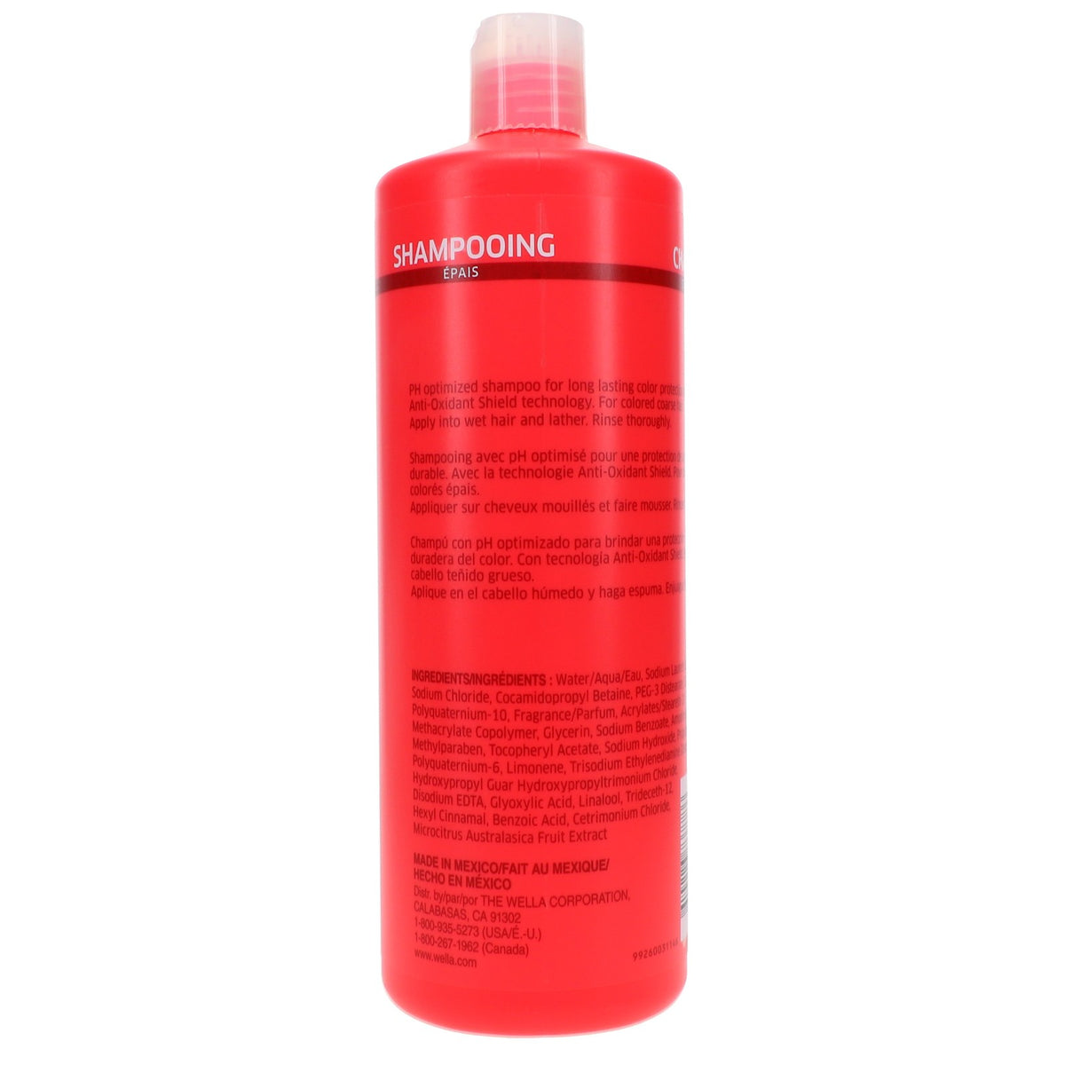Coarse Hair Shampoo with Brightening & Color Lock - 33.8 oz