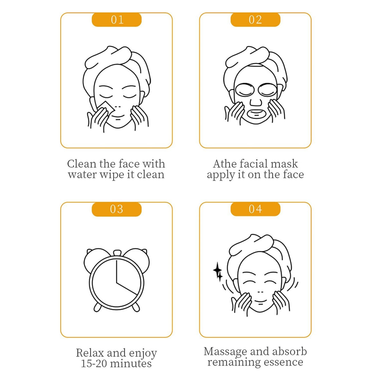 Manuka Honey Facial Mask with Vitamin E - 25g x 5 Pack