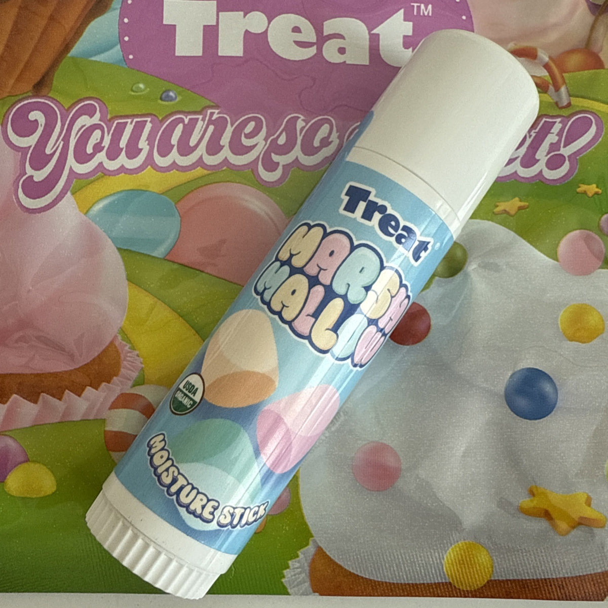 Organic Marshmallow Lip Balm Stick - Treat Beauty