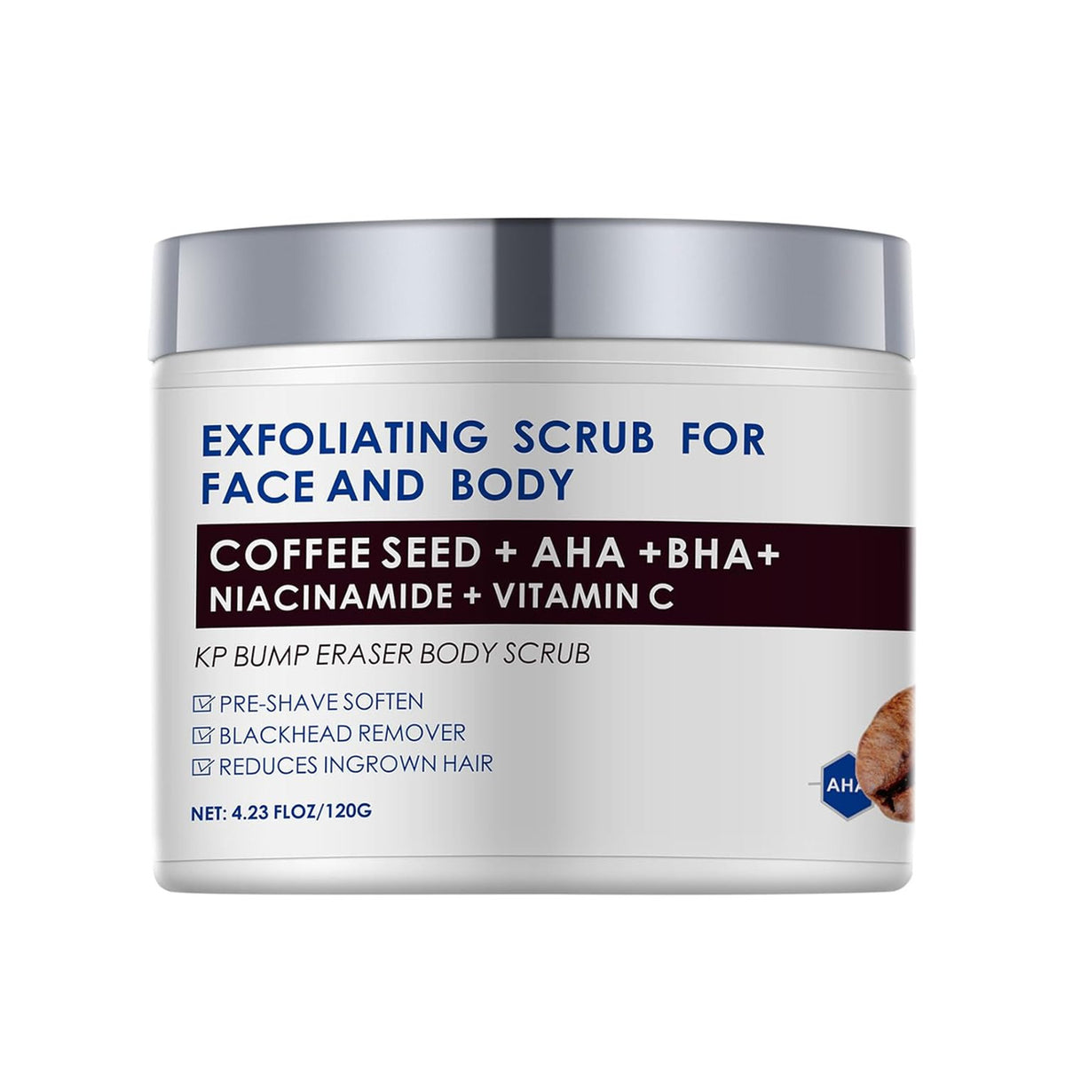 Bump Eraser Body Scrub 10 AHA BHA Exfoliating Treatment for Ingrown