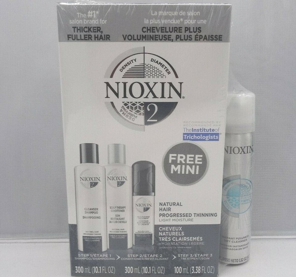 Nioxin System 2 Hair Care Starter Kit - 4 Piece
