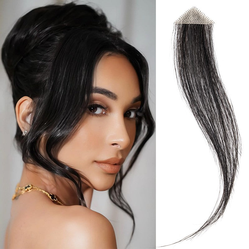 Full Lace Hair Topper with Wire for Women - Natural Human Hair Frontal