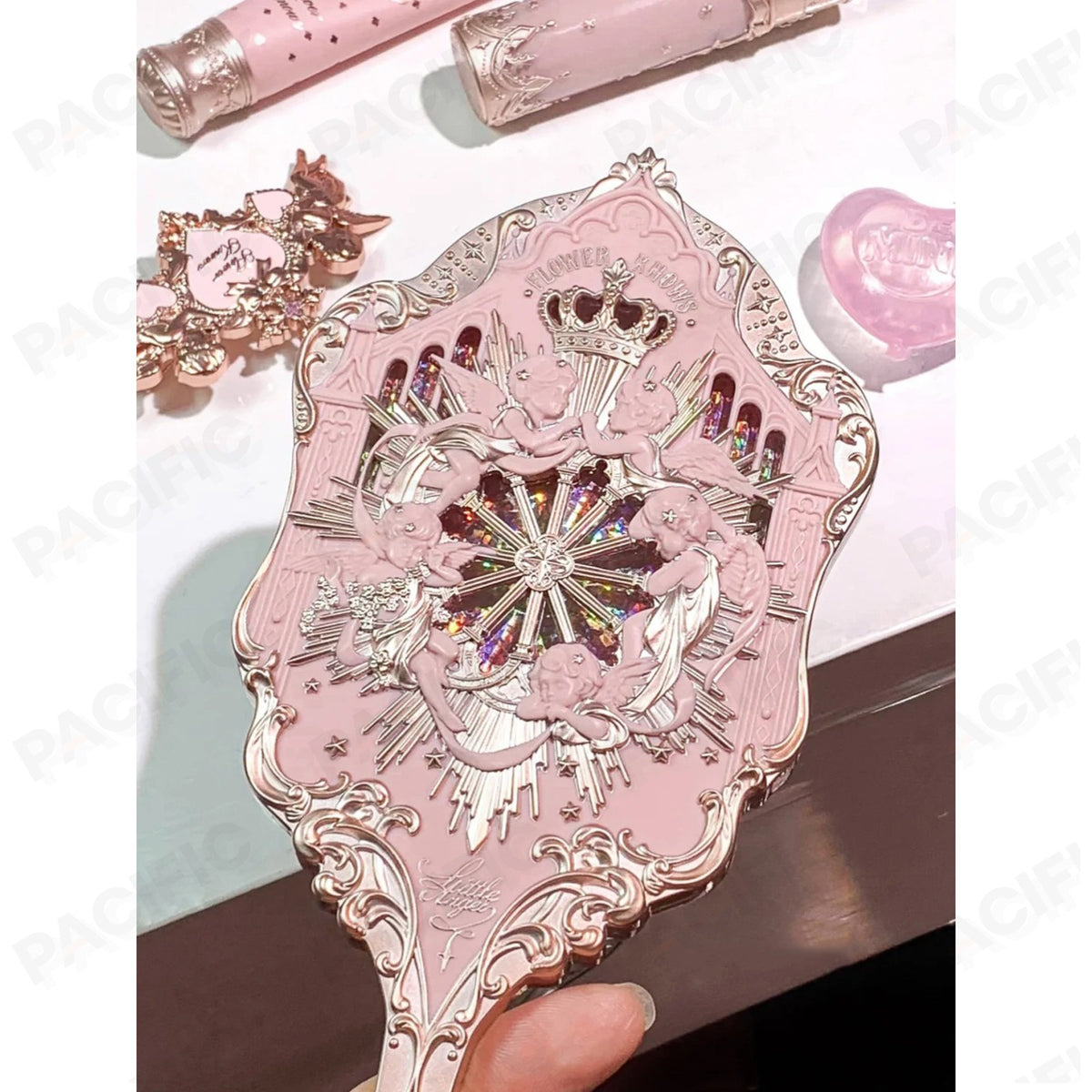 Flower Knows Little Angel Series Hand Mirror - Discontinued Rare Collectible
