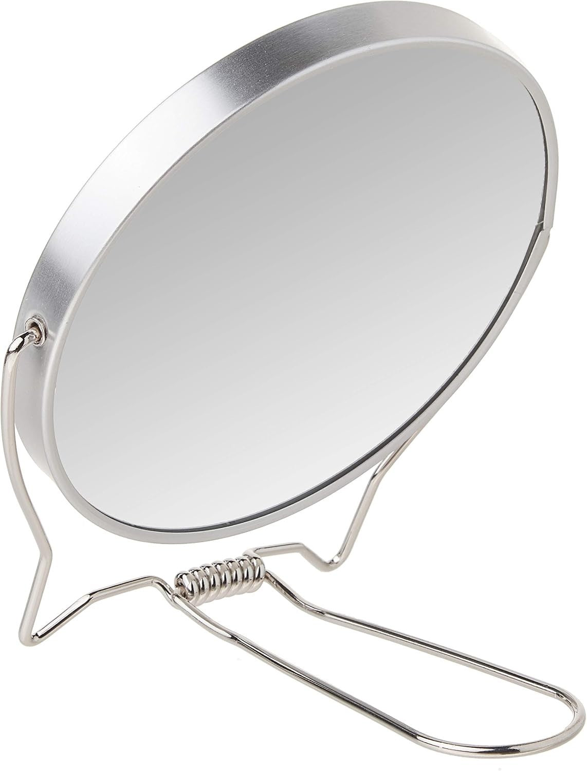 Dual-Sided Makeup Mirror with Stand 1X & 3X Magnification Portable