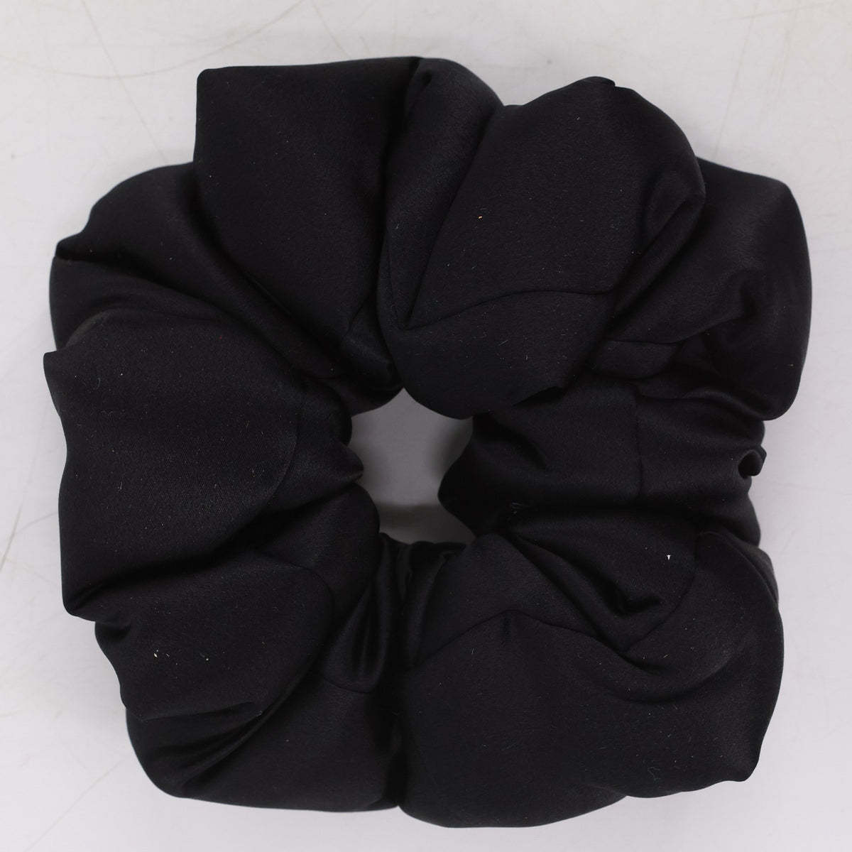 Drowsy Sleep Co Oversized Padded Silk Pillow Scrunchie Black Jade