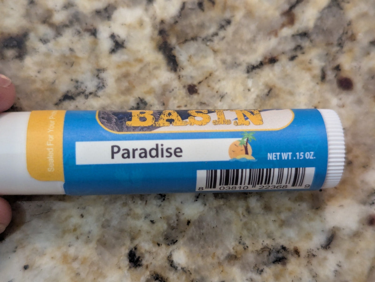 Natural Lip Balm Pack - Paradise Flavor, 0.15 oz, 10 Count