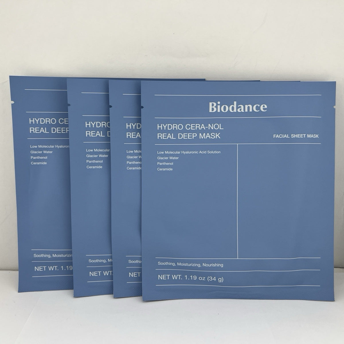 Biodance HYDRO CERA-NOL Overnight Hydrogel Face Mask - 4 Pack