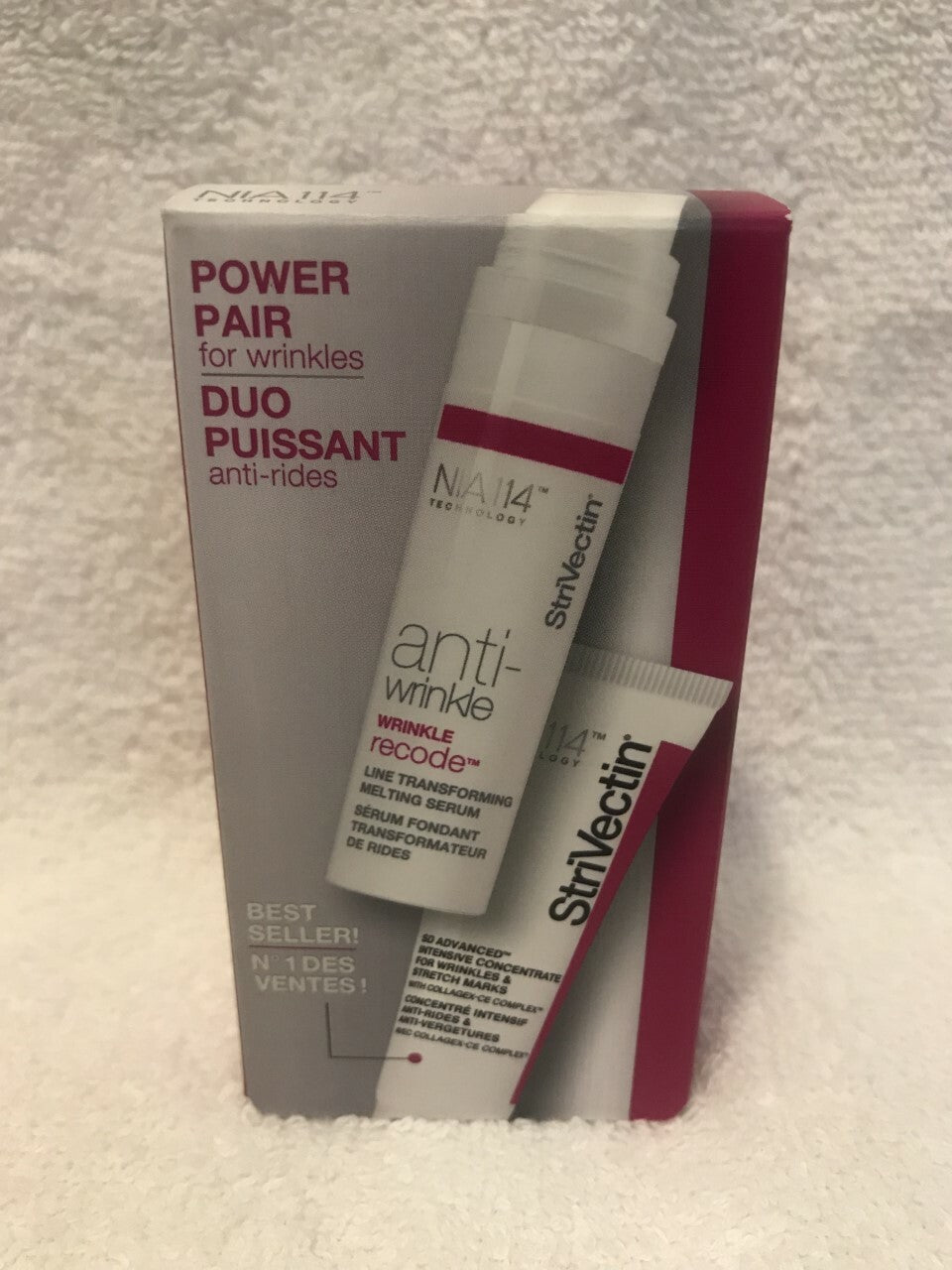 Travel Size Wrinkle & Anti-Aging Serum Duo - NIA 114 Power Pair 10ml