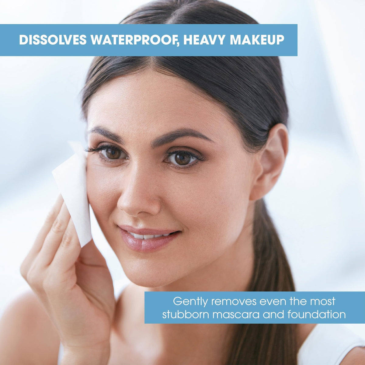 Makeup Remover Wipes Alcohol-Free Facial Cleansing Cloths with Vitamin E
